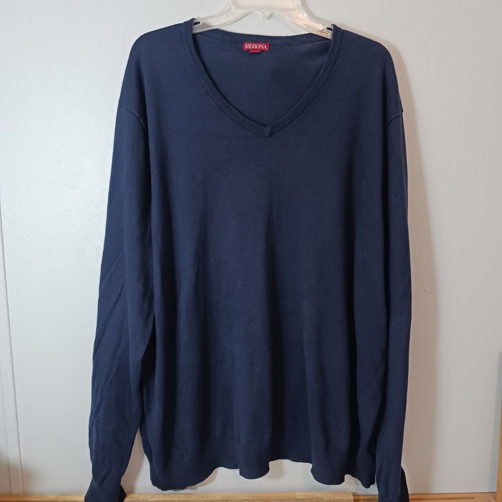 Super Soft Merona Men's Size XXL V Neck Sweater